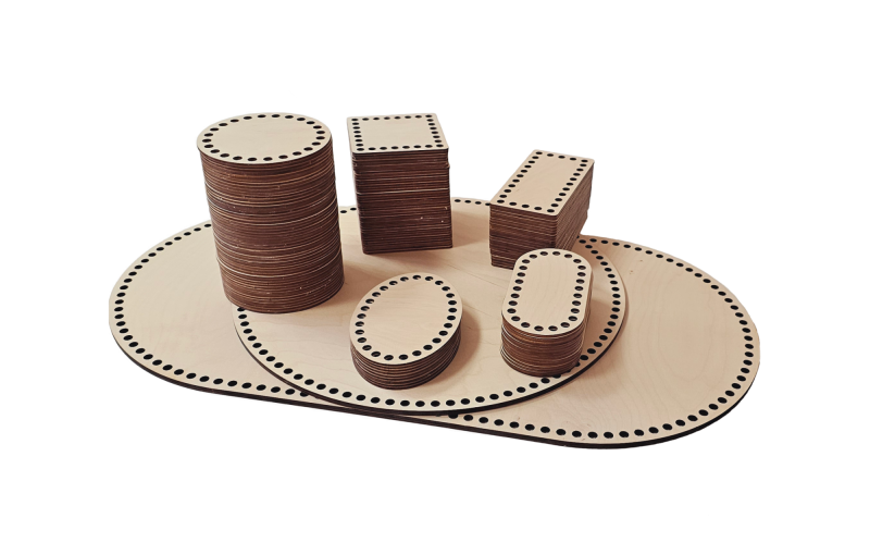 Our production: wooden base for crocketing